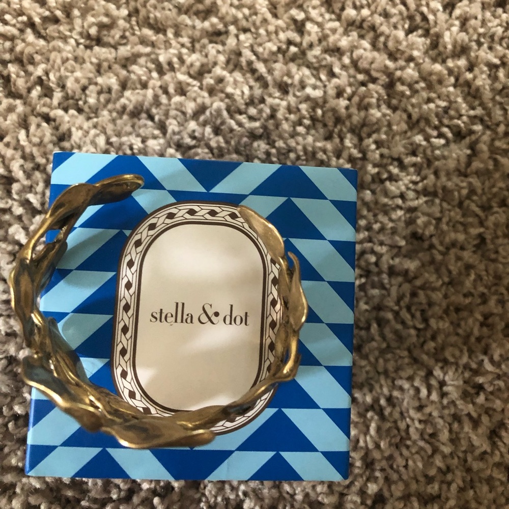 Stella and Dot leaves cuffs